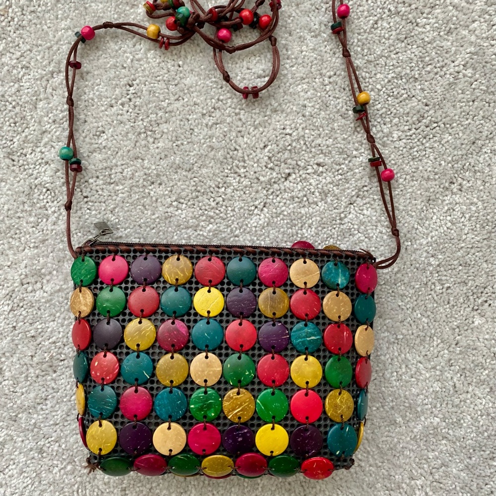 Colorful Beaded Women's Bag